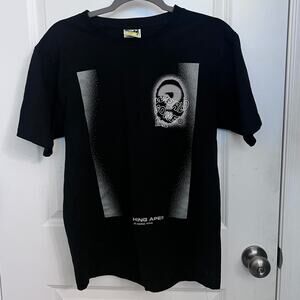 Bape A Bathing Ape World Gone Mad Cotton T-Shirt Men's M Streetwear Logo Casual